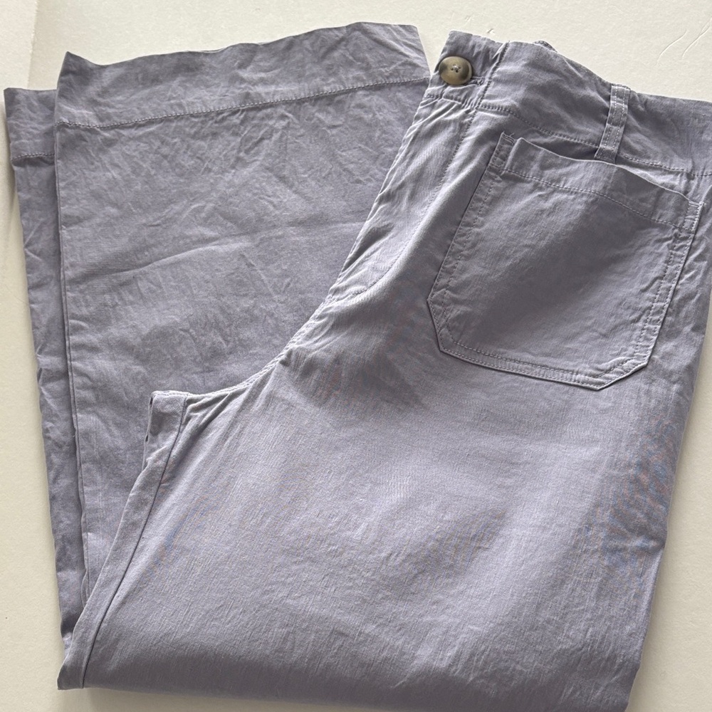 Maeve Lavender Wide-Leg Trousers - Picture 7 of 7